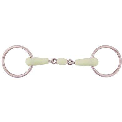 BR Loose Ring Snaffle Apple Mouth 18mm Double RVS